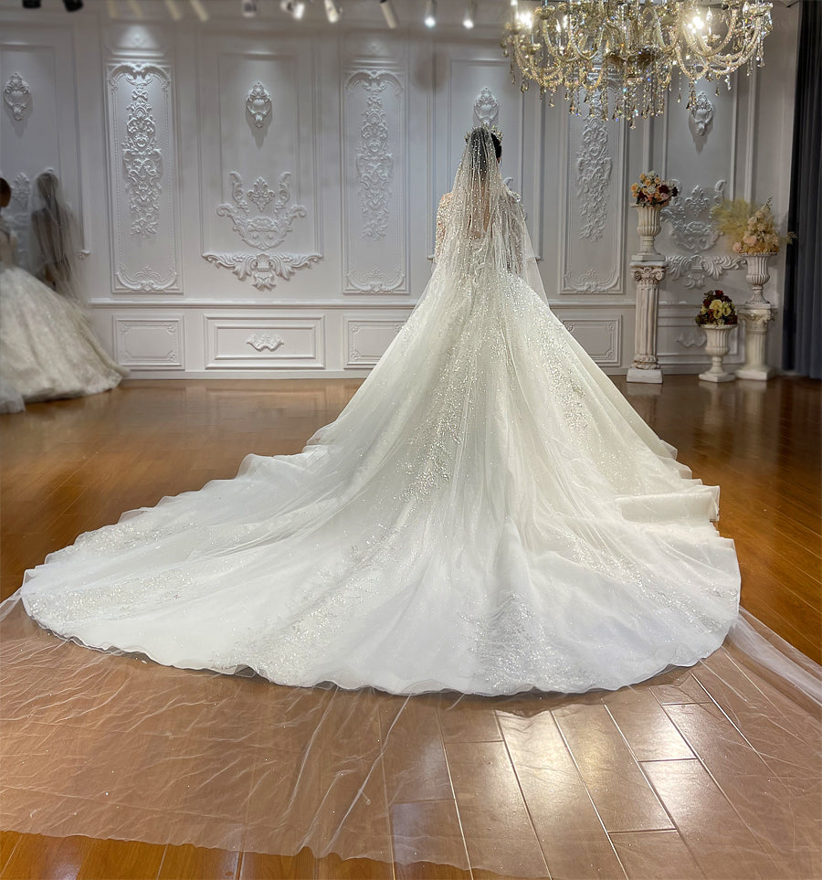 Beautiful Luxury spectacular Ball Gown Bridal Wedding Dresses - Image 2