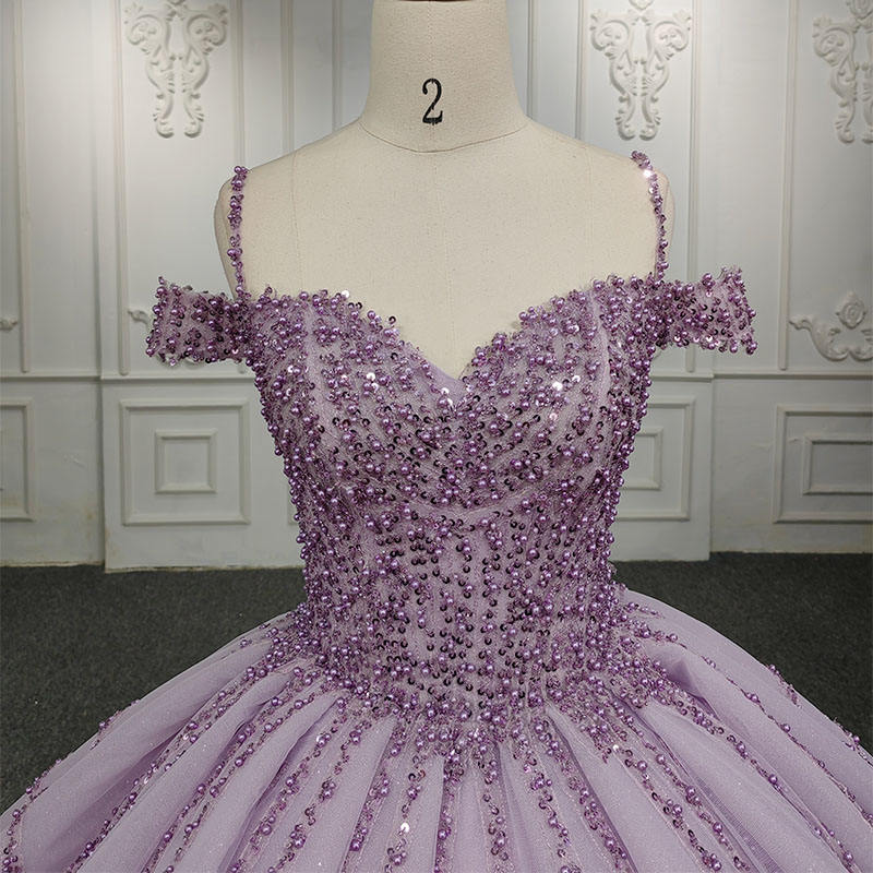 New Dress Long Sweetheart Sequin Beads Princess Evening Gowns