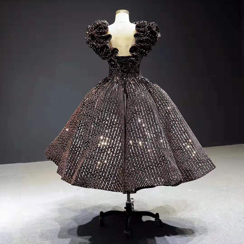 high quality pleat dress medium length special occasion women dresses - Image 6