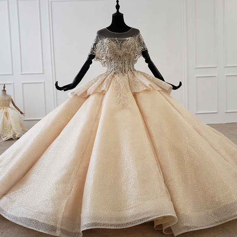 Bohemian Boho Crystal Luxury Vestidos De Novia Wedding Dress - Image 3