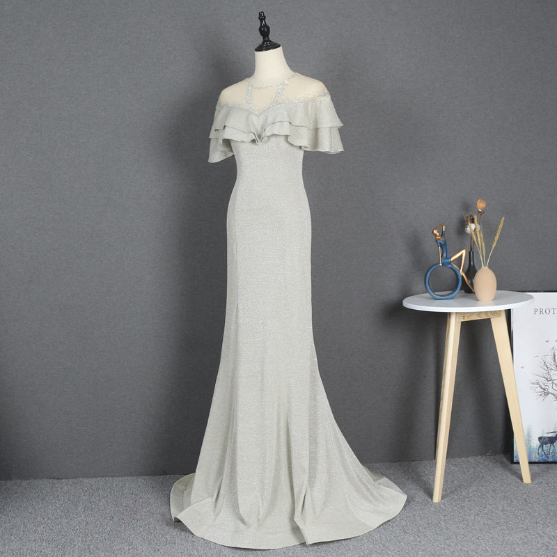 Beading Sequin Formal Women Gowns Evening Dresses