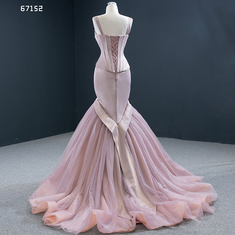 Mermaid Party Erelegant Satin And Chiffon Evening Dresses - Image 8