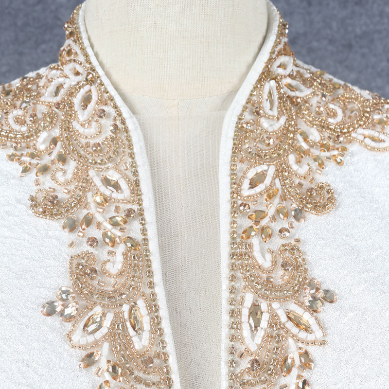 Formal Women Elegant Prom Gown Satin With Embroider For Evening Dresses - Image 6