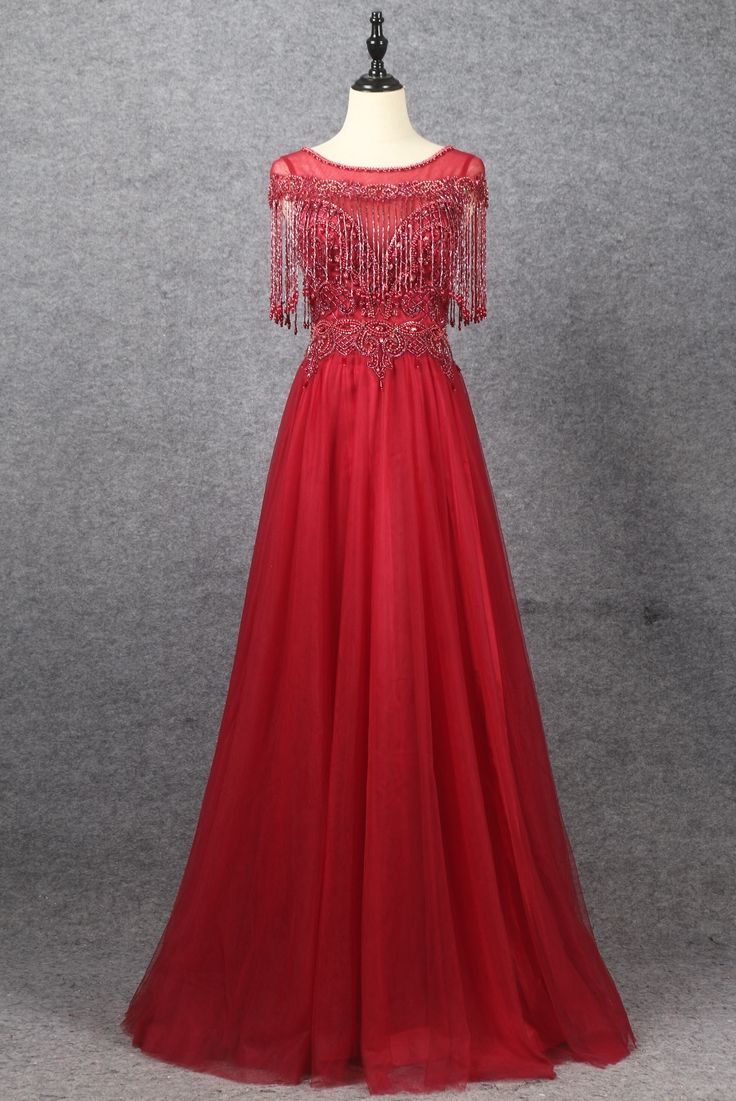 Fashion Short Sleeve Lady Prom Gown Women Elegant Evening Dresses - Image 9