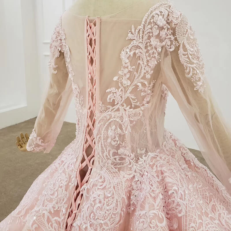 Dresses Women Party Evening Long Sleeves Pleated Dresses Women Lady For Evening Party - Image 7