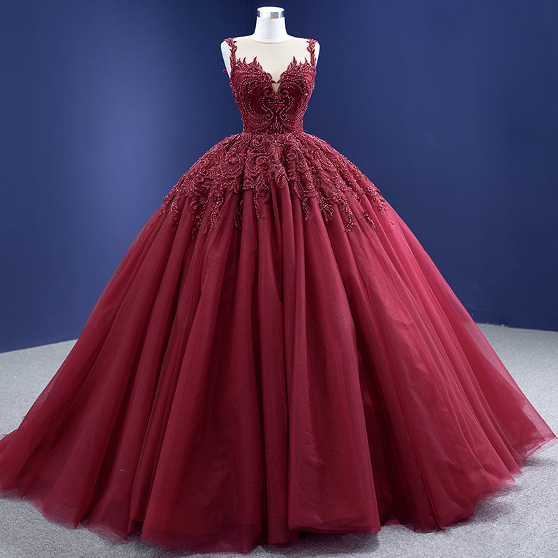 Women Fashion O Neck Slipper Ball Gown Evening Dress - Image 3