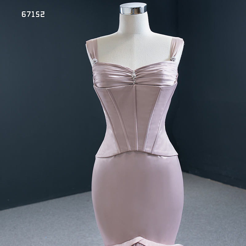 Mermaid Party Erelegant Satin And Chiffon Evening Dresses - Image 5