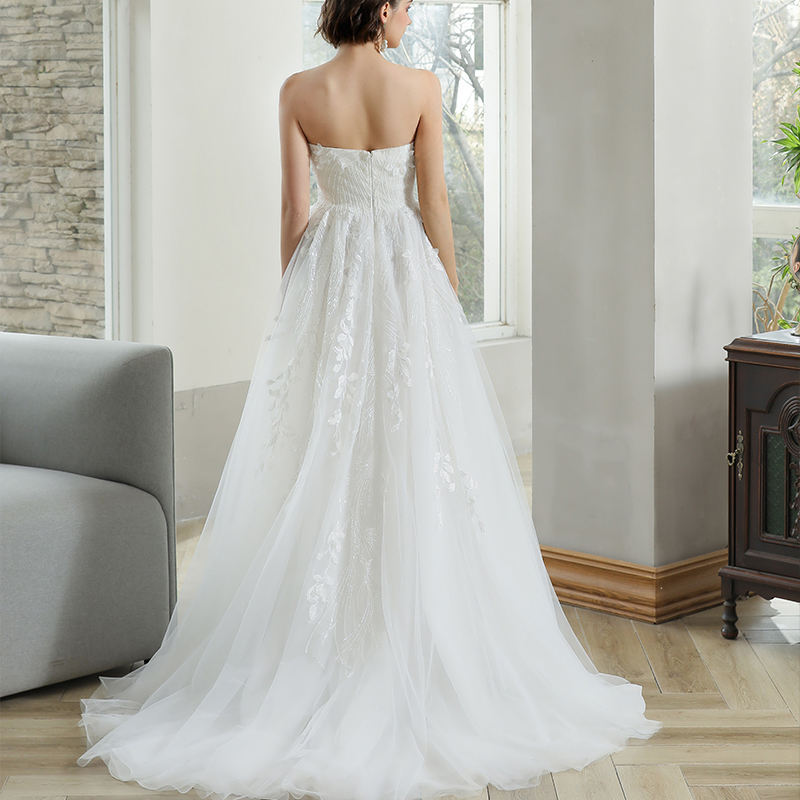 New Arrival Fashion Elegant Lace High Quality Wedding Dresses - Image 5