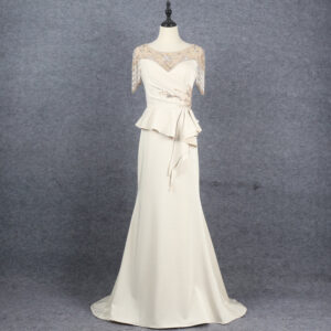 Women'S Evening Dress 2022 New Beaded Slim Long Skirt Light Luxury Beaded Birthday Dress