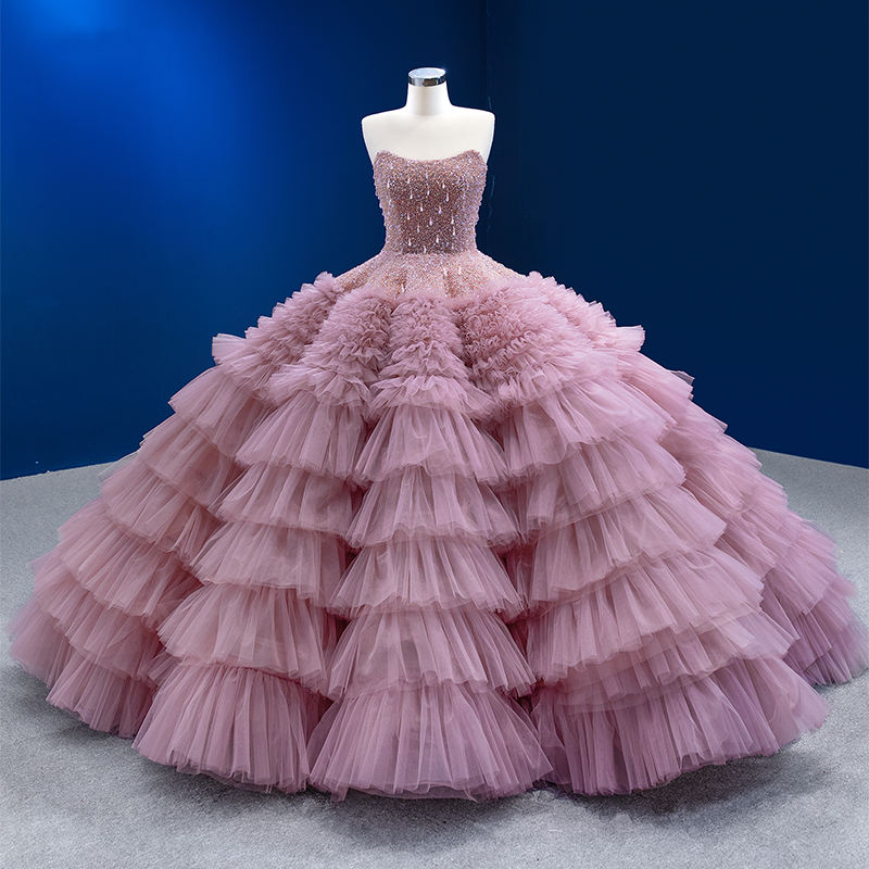 Pleated Ruffles Evening Dresses Couture Carpet Evening Gown