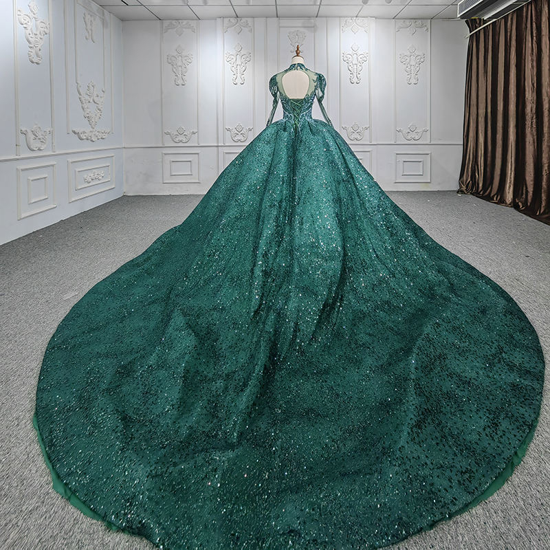 Sequin Long Party Evening Gown Hot Elegant Modest Sexy Dresses - Image 4