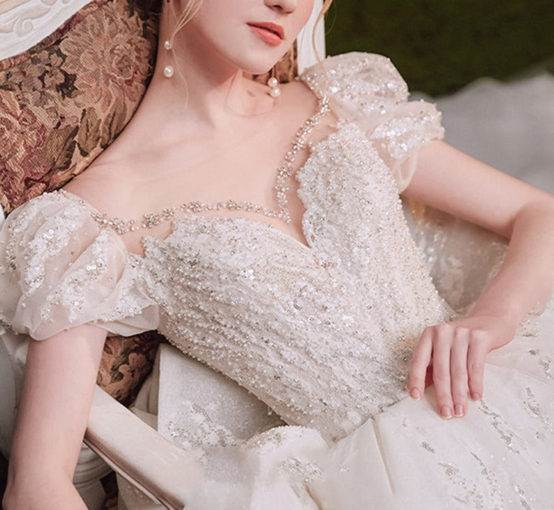 Princess Women Fashion New Design Formal Bridal Gowns Dress Wedding - Image 6