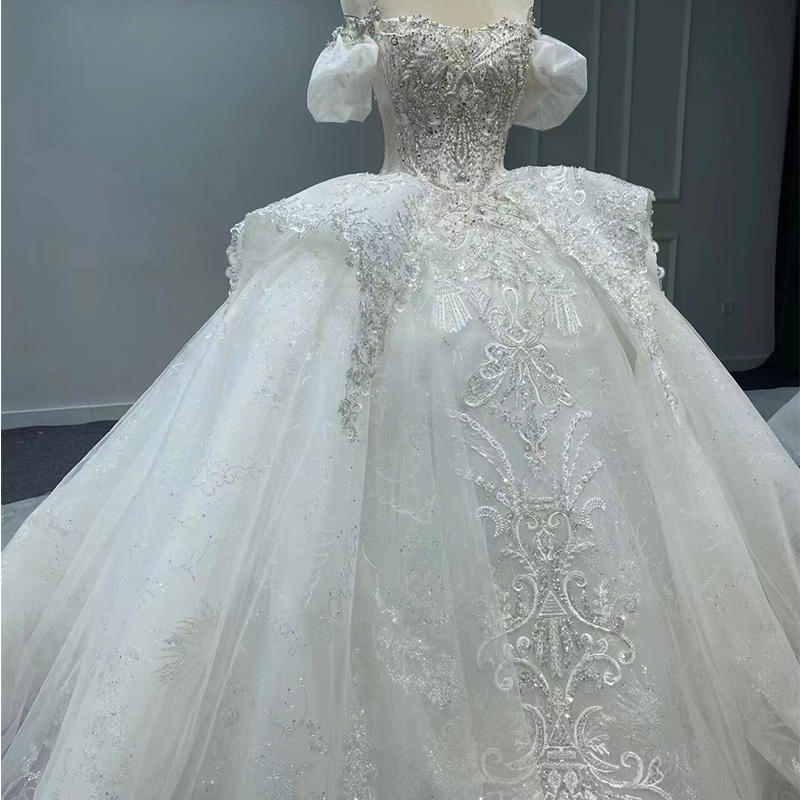 Pretty dress Lace Unique Design Handmade Fashion Sexy wedding dress - Image 5