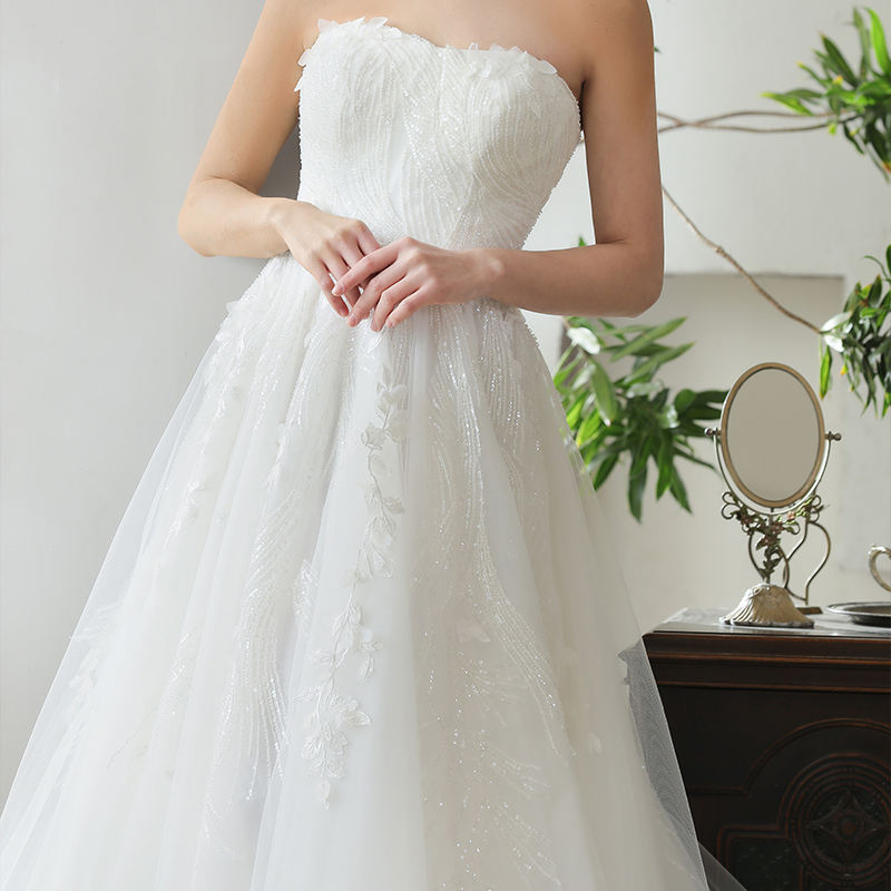 New Arrival Fashion Elegant Lace High Quality Wedding Dresses - Image 3