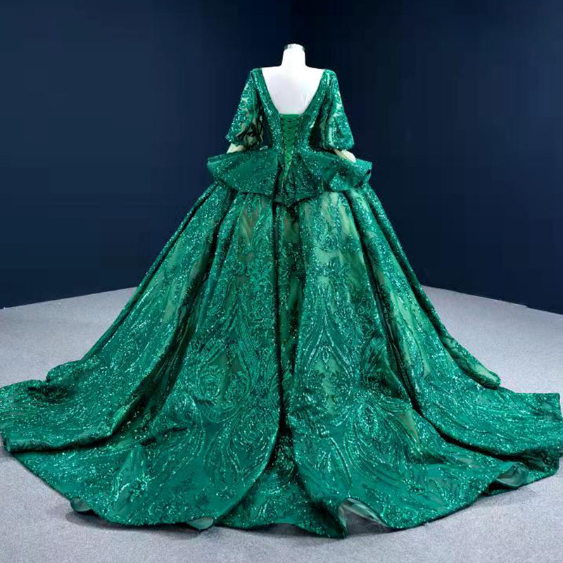 Elegant Sequined Long Sleeve Party Evening Dresses Women - Image 8