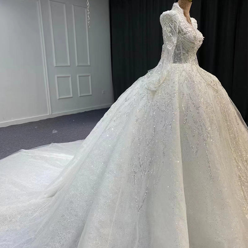 Bridal Gowns Long Tail Waist Hallow Dream Bridal Wedding Dress - Image 5