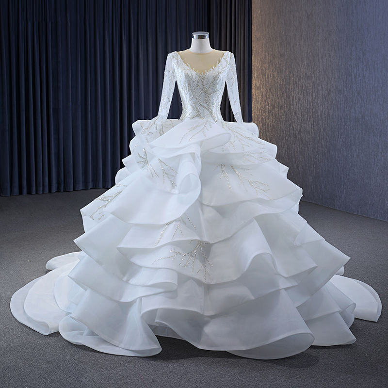 2023 Ball Gown Bridal Collection Set Formal Elegant Floor-Length Famous Lace Romantic Gown