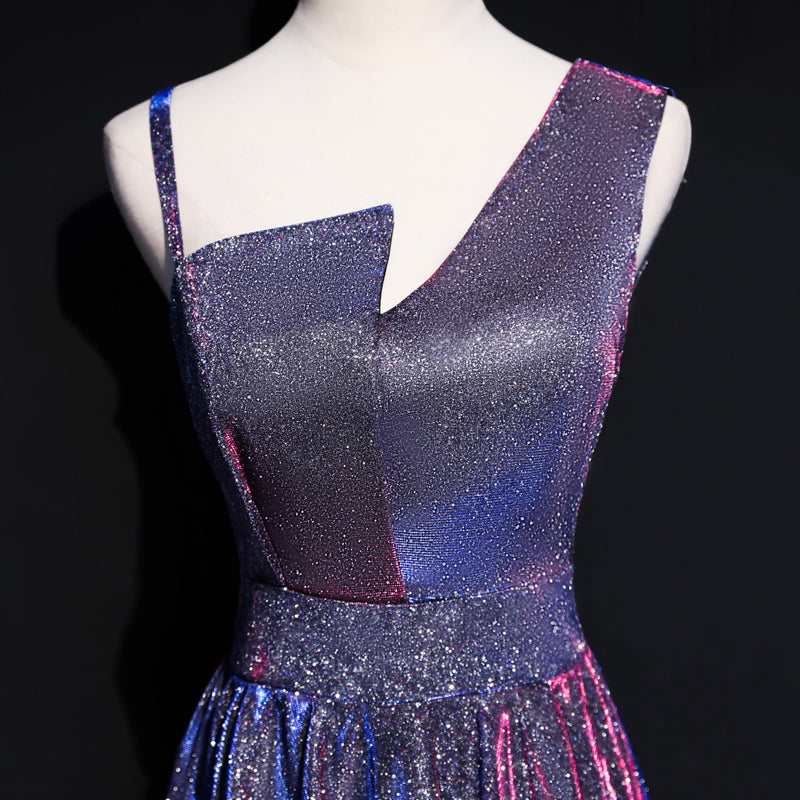 star blue simple and gorgeous princess sheath prom dress evening - Image 4