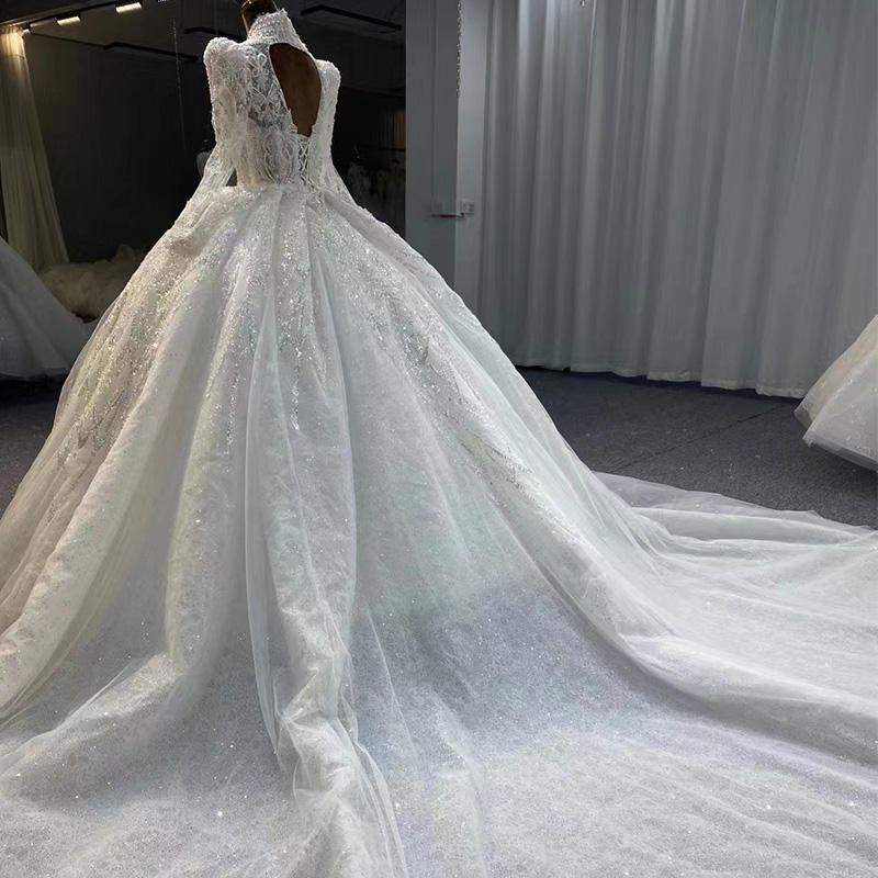 Bridal Gowns Long Tail Waist Hallow Dream Bridal Wedding Dress
