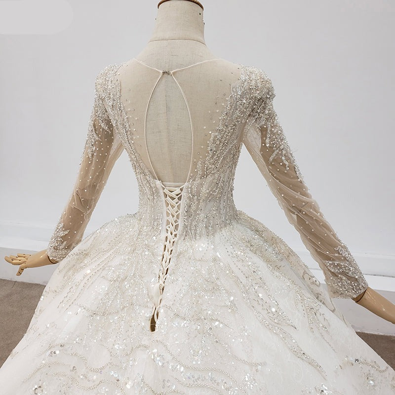 Wedding Dress Material Wedding Dress Bridal Gown Latest Design - Image 7