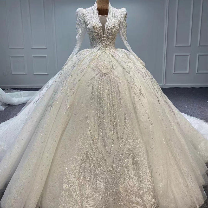 Bridal Gowns Long Tail Waist Hallow Dream Bridal Wedding Dress - Image 6