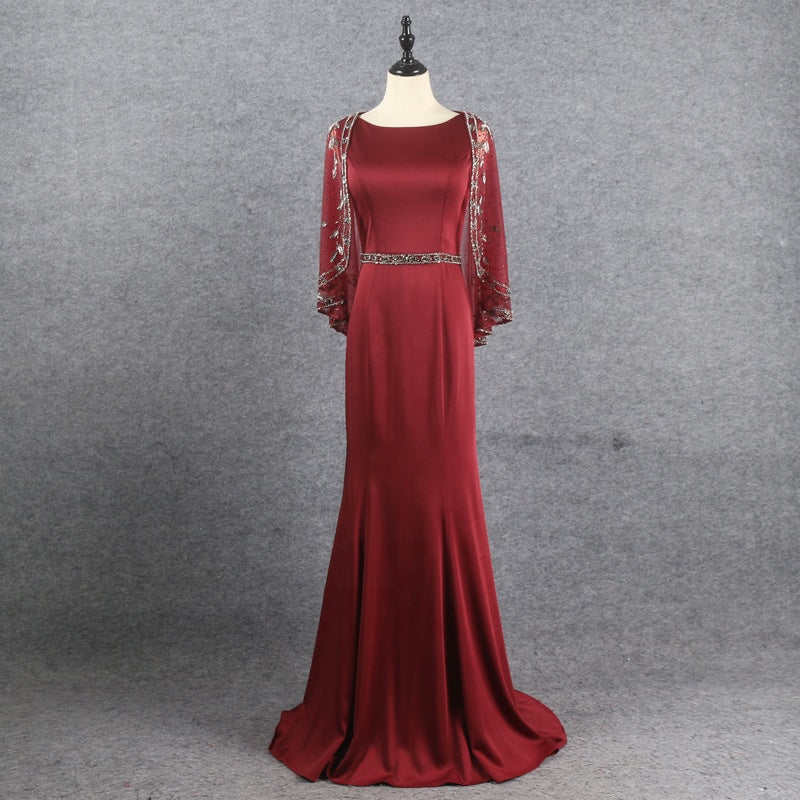 Prom Dress 2022 Retro Sleeveless Temperament Long Dress Luxury Evening Dress