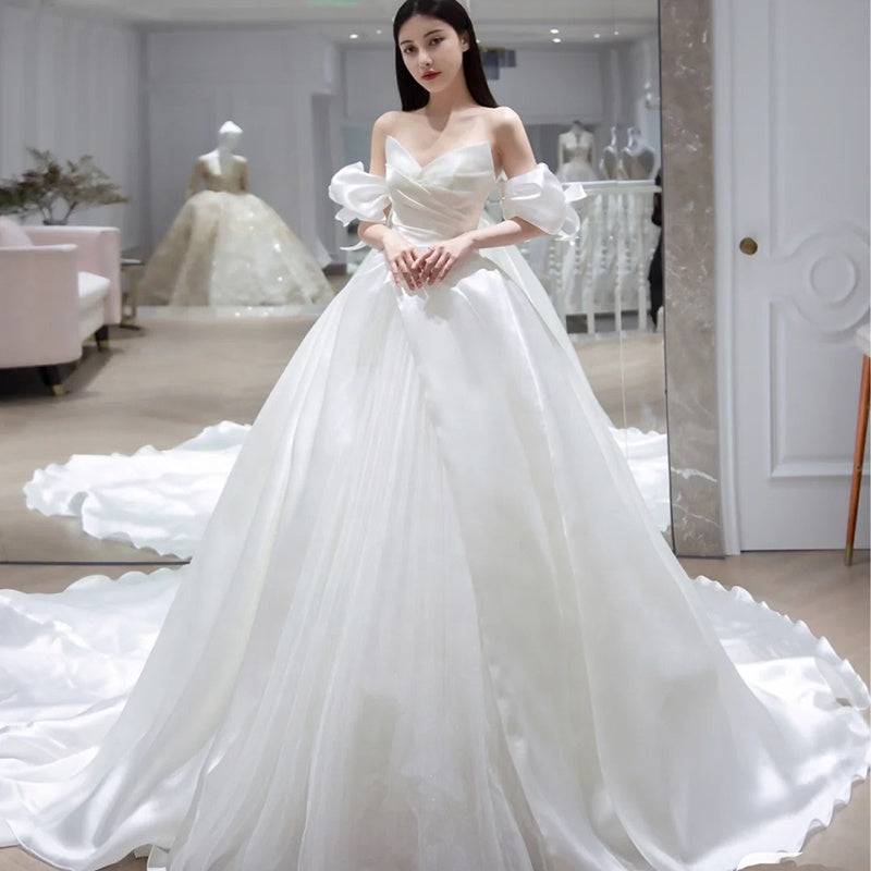 Latest Design Wedding Dresses Bridal Dresses Long Sleeves Tassel Sequins Luxury Dresses For Women - Image 6