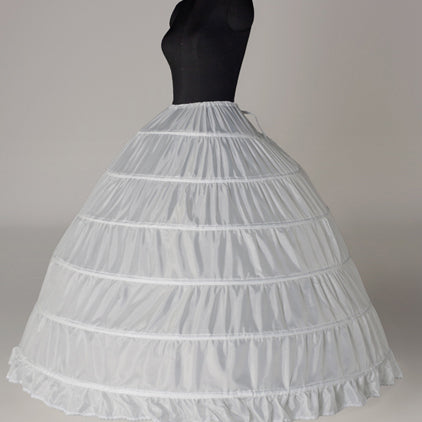 White High Quality Petticoat New 6 Hoops Petticoats For Wedding dress - Image 2