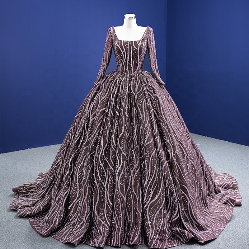 luxurious Long Sleeve 2022 Ball Gown dress