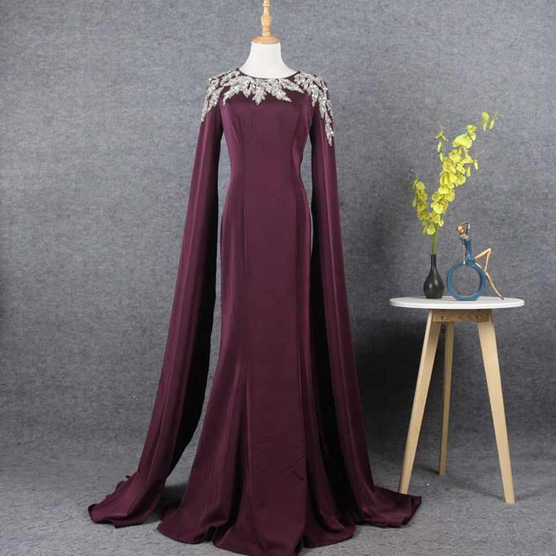 Long Sleeve Women Hand Abaya Embroidery Designs Dress For Party