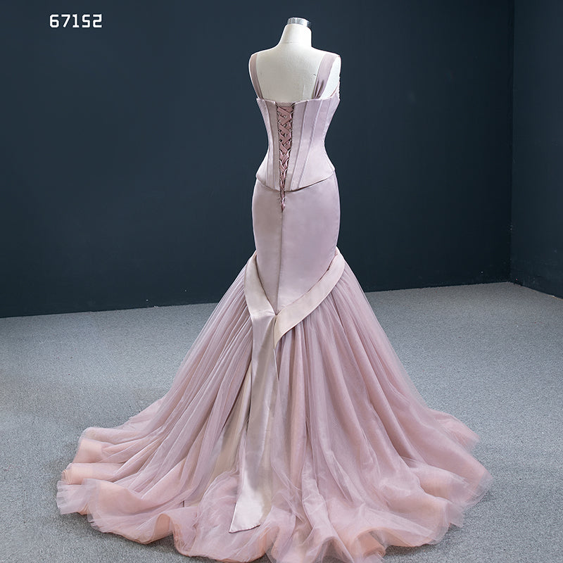 Mermaid Party Erelegant Satin And Chiffon Evening Dresses - Image 7