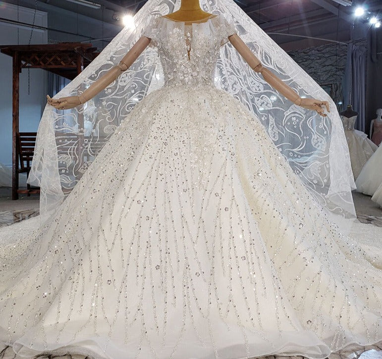 Heavy Beading Sequin Luxury Women Elegant Dresses For Weddings - Image 5
