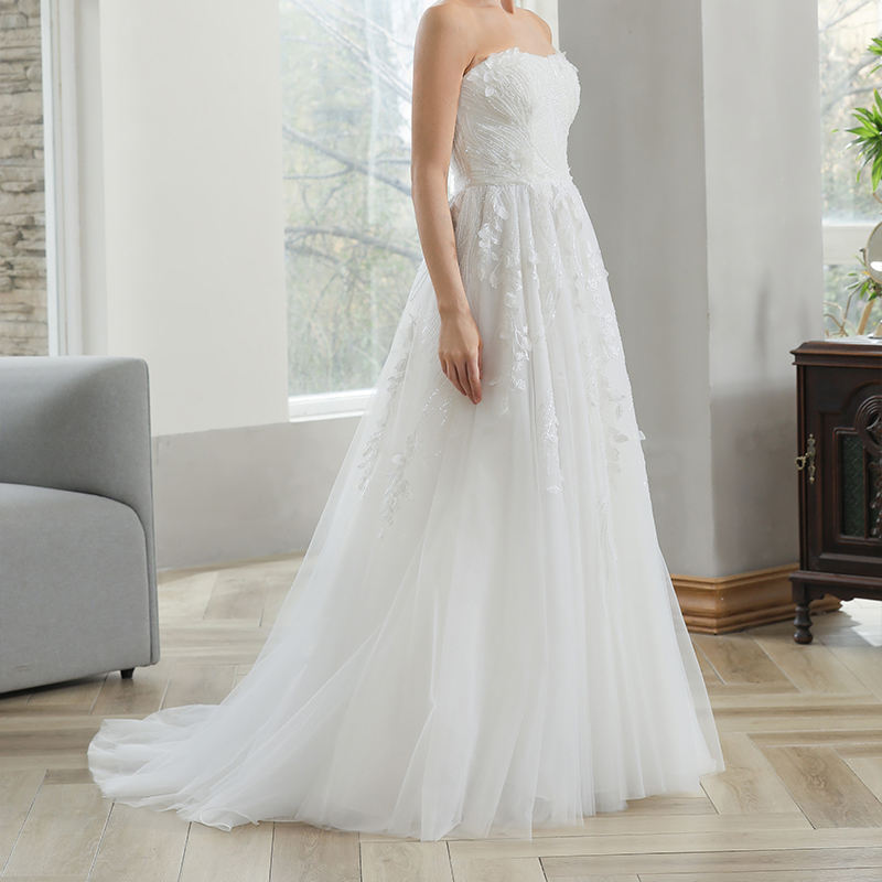 New Arrival Fashion Elegant Lace High Quality Wedding Dresses - Image 4