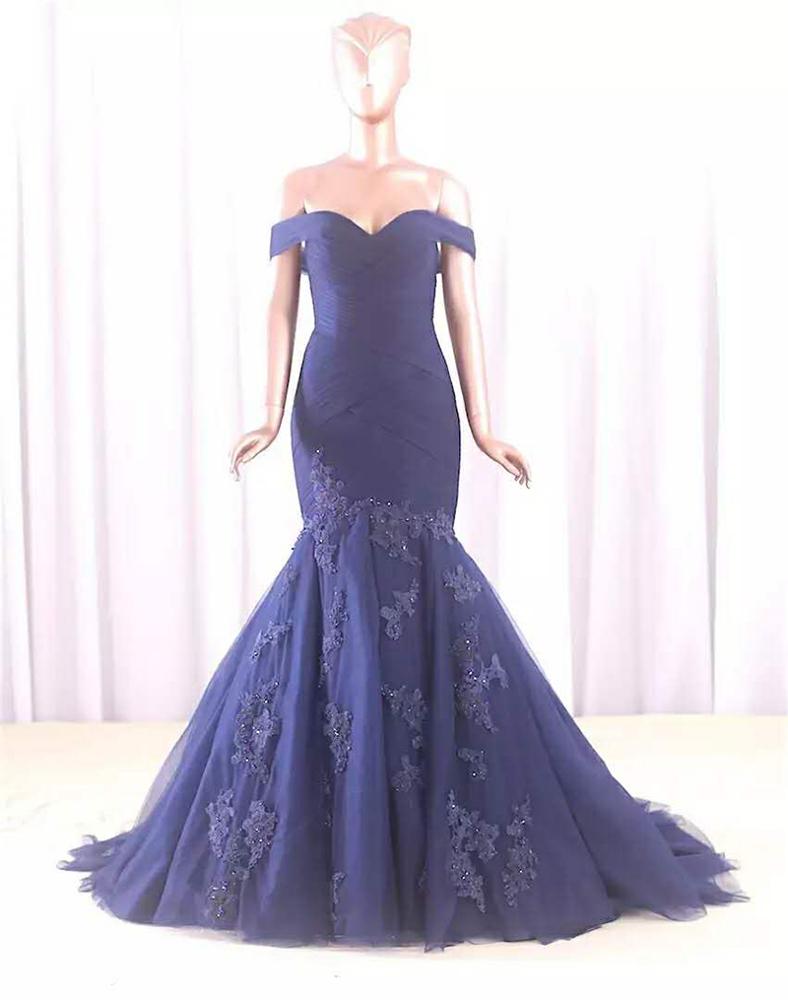 evening gowns red new luxury off shoulder mermaid evening dresses luxury - Image 10