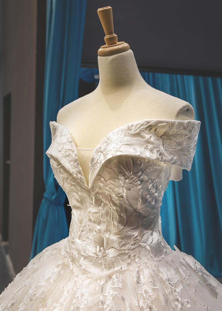 dress women lace off shoulder dresses fashions wedding gown - Image 7