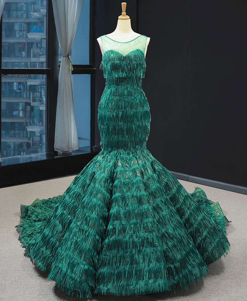 robes women evening dress green gowns women girls party dresses mermaid evening dresses
