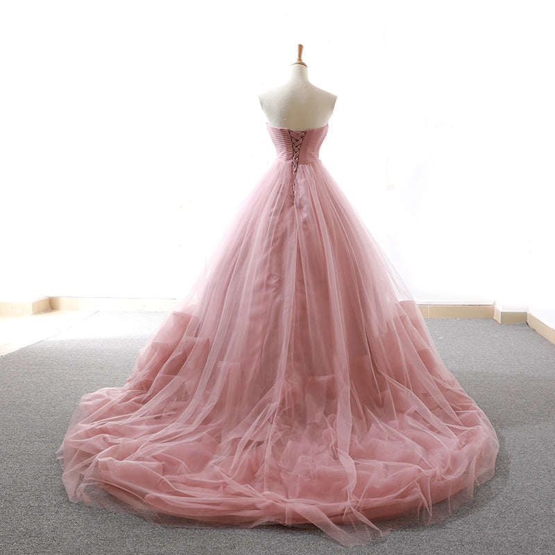 sweetheart ruffle pink lace dress patterns designer evening gowns dresses elegant evening party women vestidos fiesta - Image 10