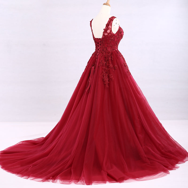 elegant lace evening gown robe de soiree women party evening long dress - Image 3