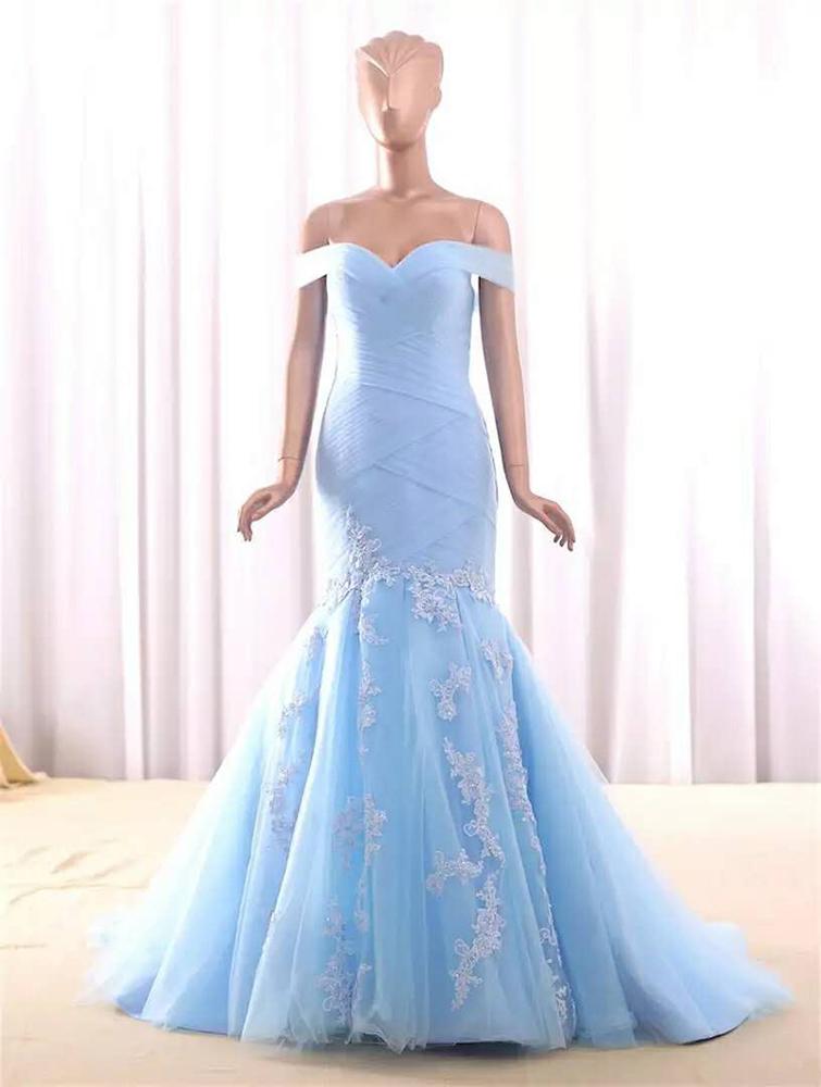 evening gowns red new luxury off shoulder mermaid evening dresses luxury - Image 8