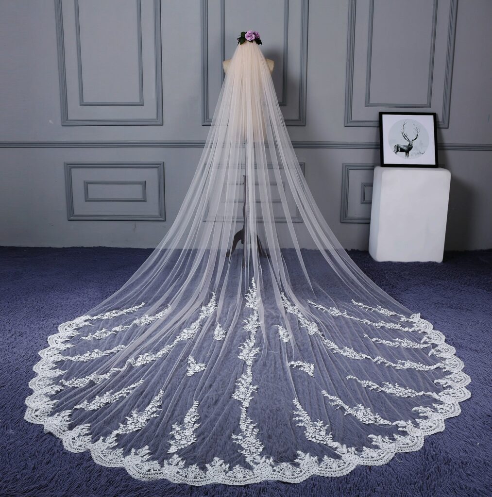 high quality lace chapel women veil