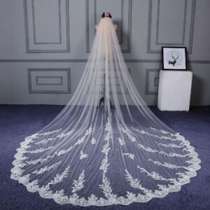 high quality lace chapel women veil