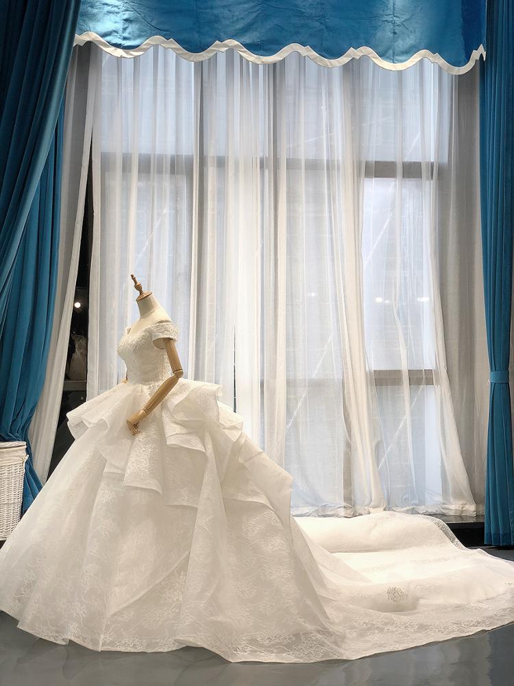 off shoulder new design hot selling wedding dress bridal ball gown