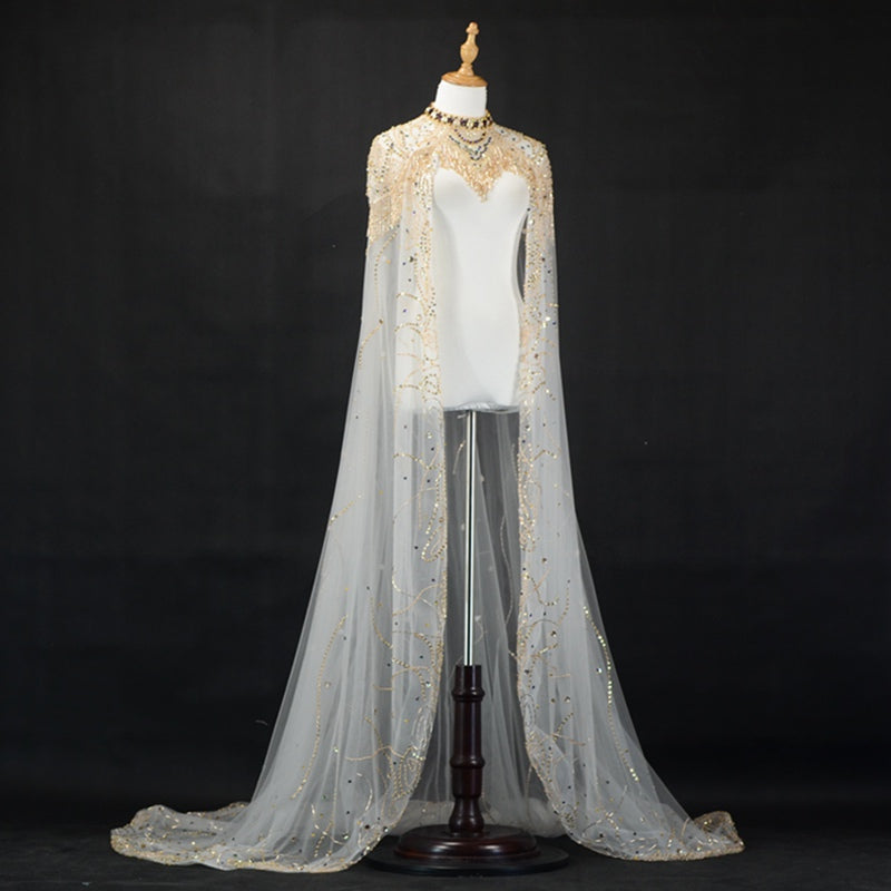long beaded evening dress bridal capes shawls for evening dresses