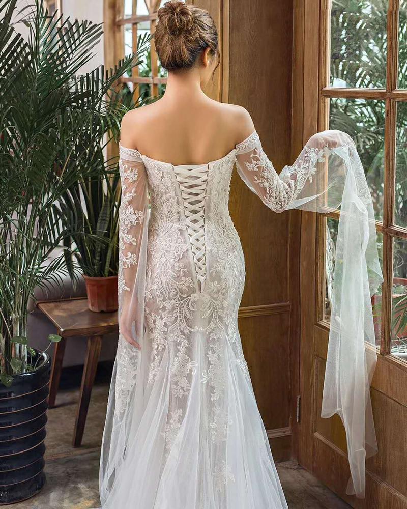 vintage beach factory direct elegant mermaid luxury wedding dress