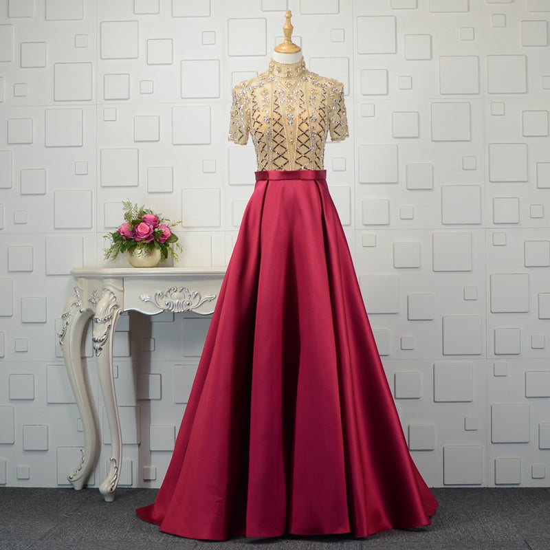 LSYY018 dresses women party elegant dresses for women for prom satin maxi dress - Image 2