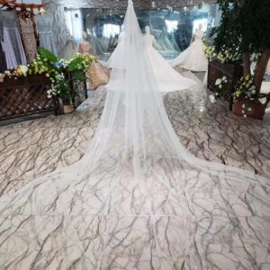 Two-Layer lace  long wedding bride veil