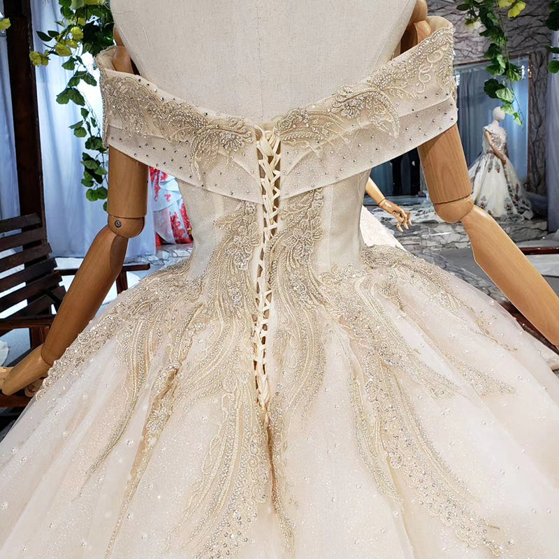 v-neck lace bridal gown lace up wedding dresses - Image 7