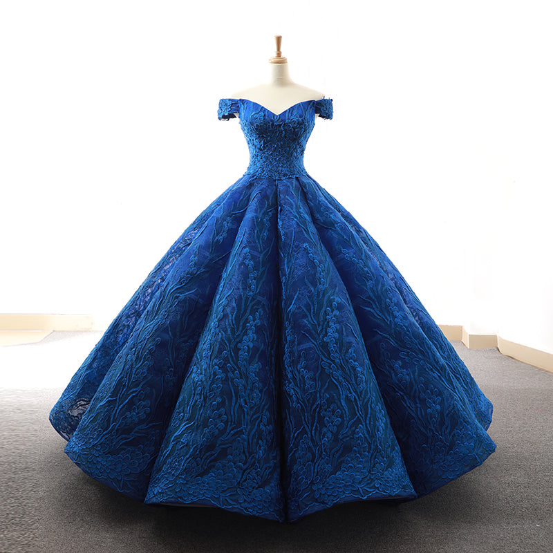 high quality luxury elegant v neck off shoulder white ball gown wedding dress - Image 9