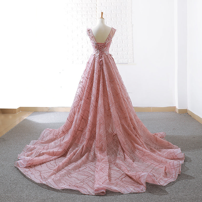 luxury ladies open leg sexy prom dresses sequin flower pattern evening dress - Image 6