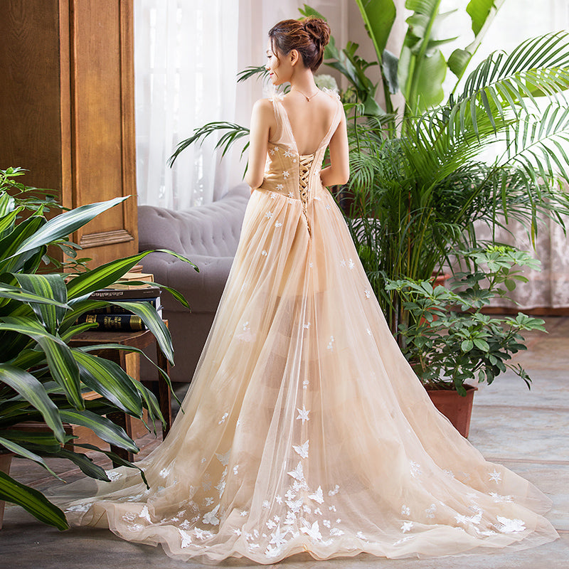 evening dresses women dresses 3d pattern princess gold elegant cheap formal gowns - Image 3